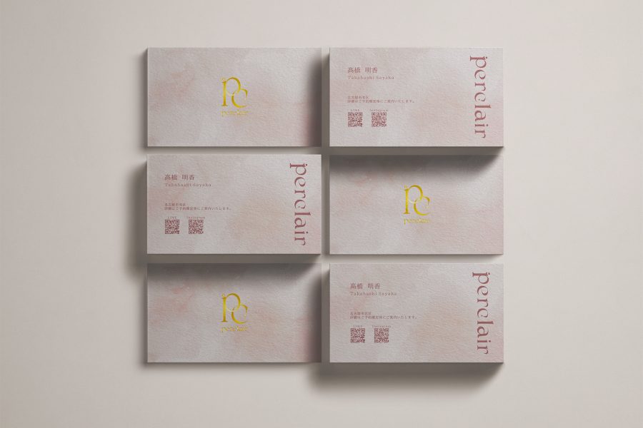 perclair 名刺兼ショップカード