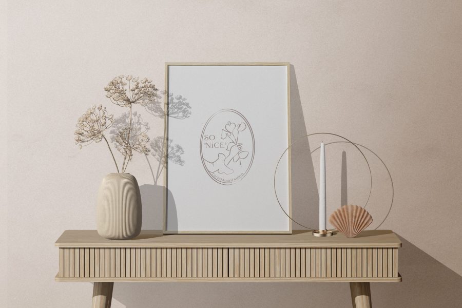 facial & nail salon SO NiCE' ロゴ